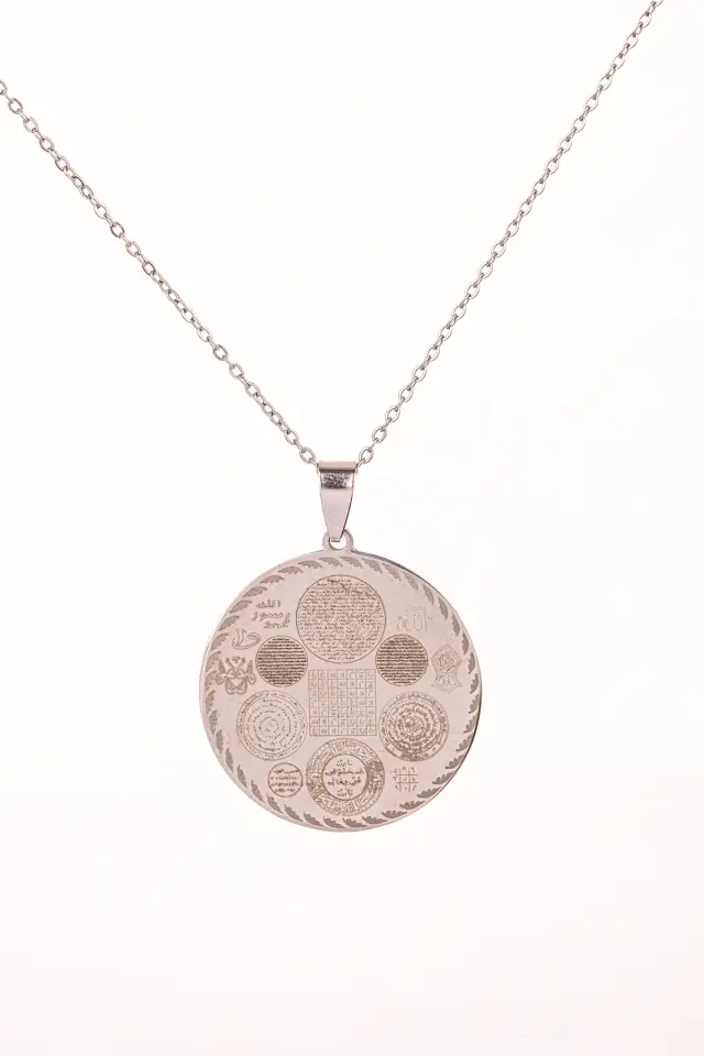 Gümüş Renk Titanyum Kaplama Çelik Kolye Paslanmaz Zincir Kararmaz, Paslanmaz Dayanıklı