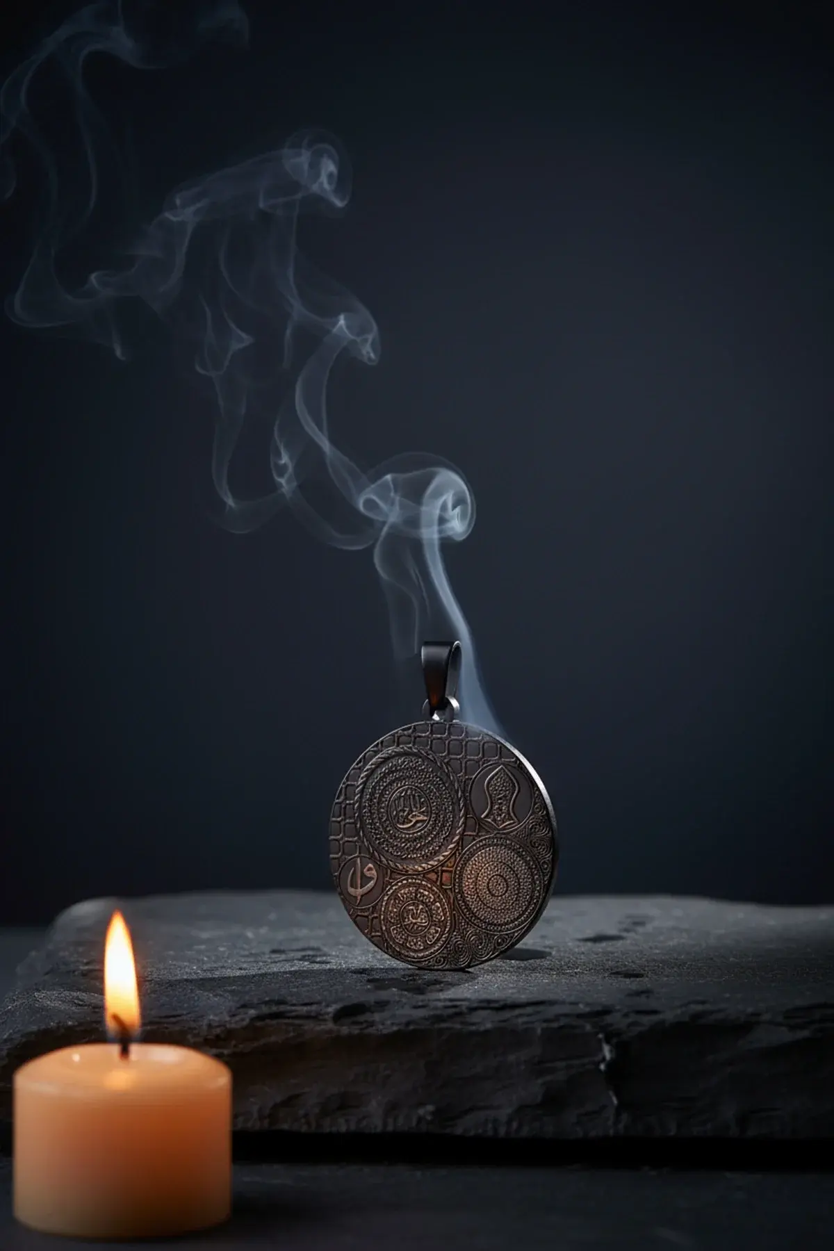 Siyah Renk Titanyum Kaplama Çelik Kolye Paslanmaz Zincir Kararmaz