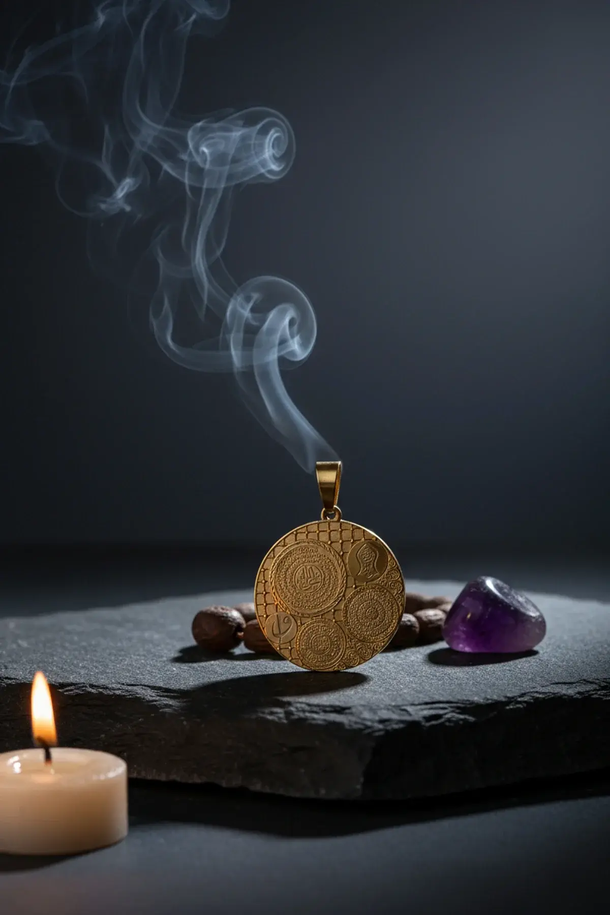 Altın Renk Titanyum Kaplama Çelik Kolye Paslanmaz Zincir Kararmaz