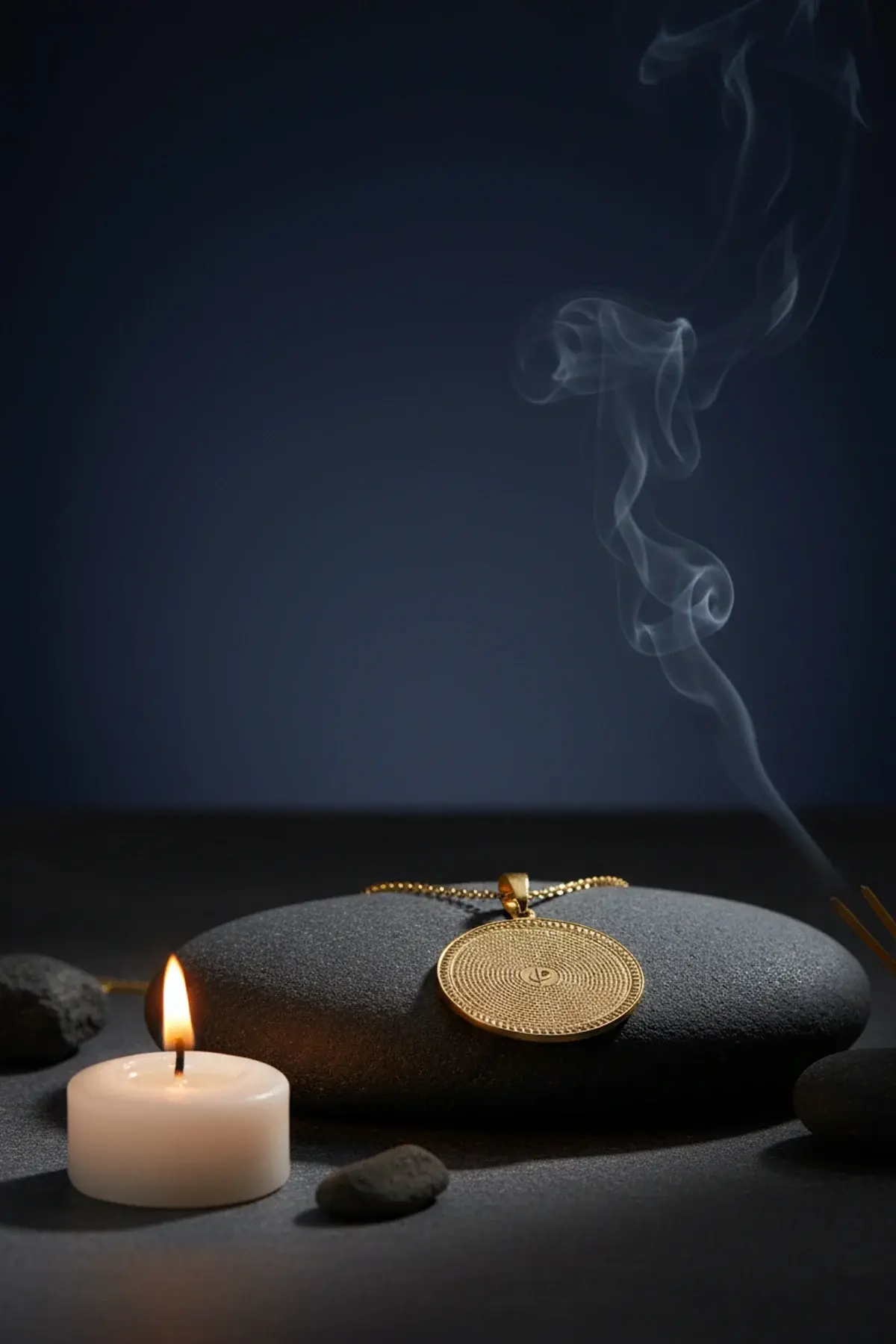 Altın Renk Yasin-i Şerif Çelik Kolye Paslanmaz Zincir Kararmaz