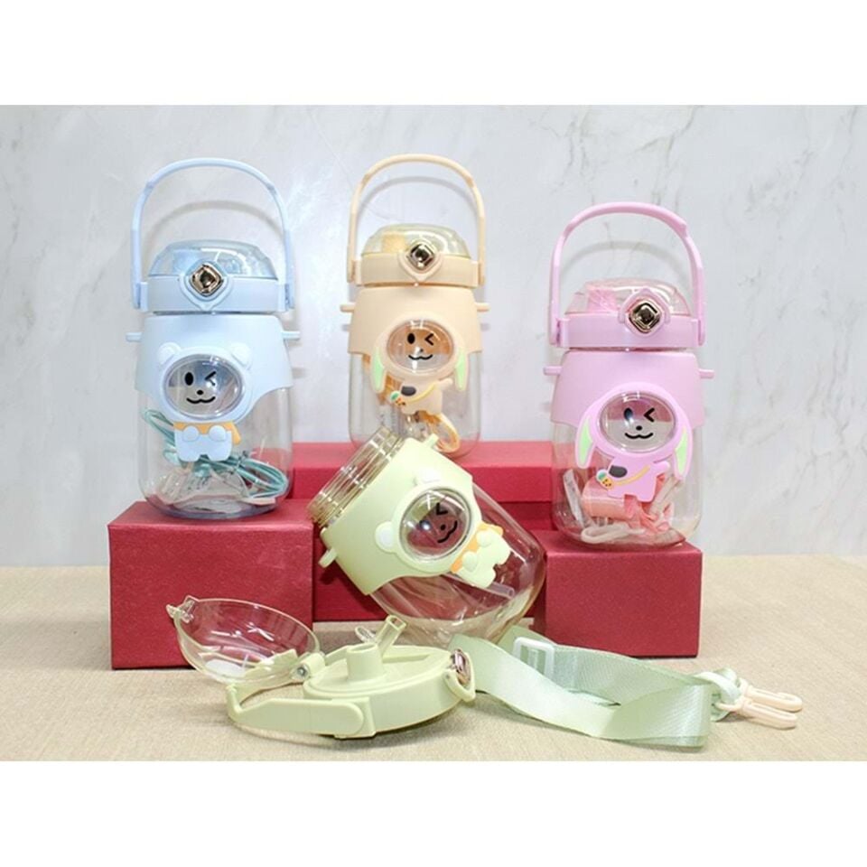 Üsten Tutmalı Askılı Su Matarası 500 Ml