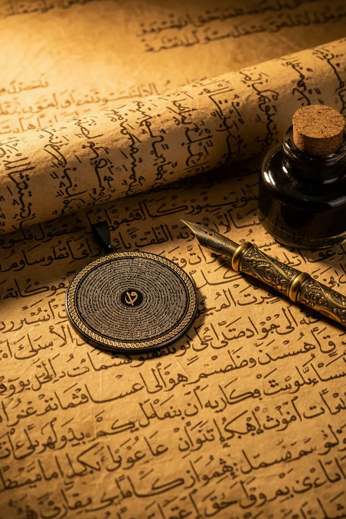 Siyah Renk Yasin-i Şerif Çelik Kolye Paslanmaz Zincir Kararmaz