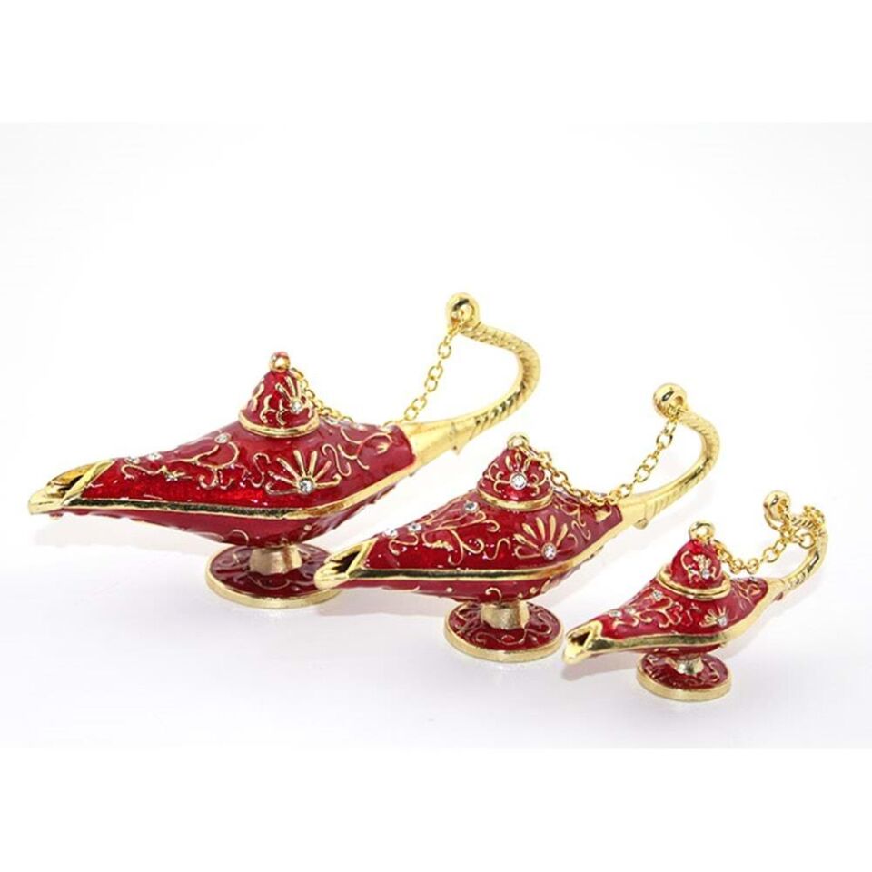 Taşlı 3'Lü Alaaddin Lambası Biblo