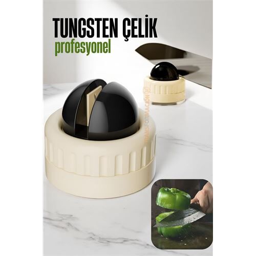 Bıçak Bileyici Pratik Vantuzlu Tungsten Çelik