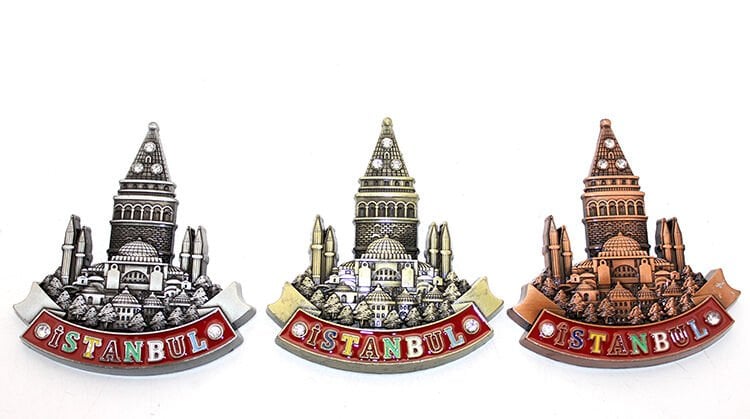 İstanbul Temalı Metal Magnet