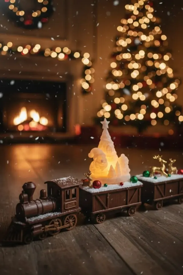 3d Yılbaşı Figürü Noel Baba 15 X 9 Cm