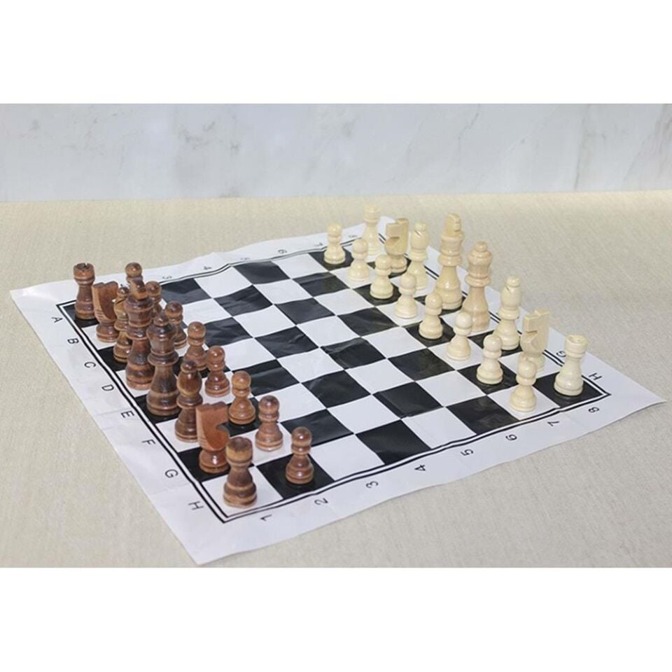 Ahşap Satranç Taşı 10 Cm