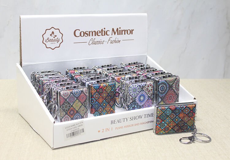 Taşlı El Aynası Anahtarlık