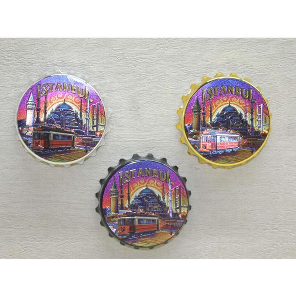 İstanbul Temalı Metal Magnet