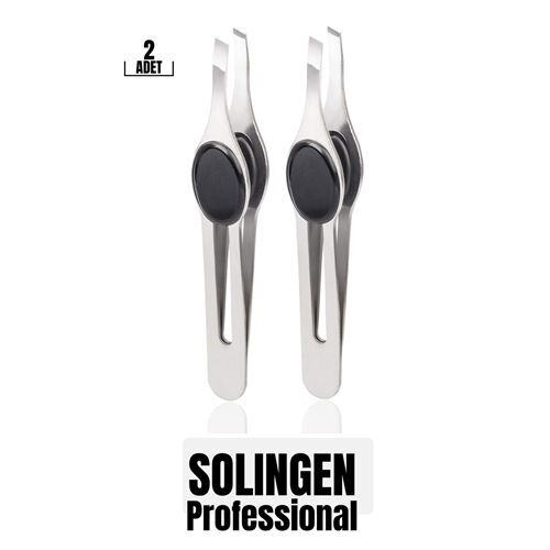Cımbız Kobalt Çelik Kaş Alma Cımbızı Tüy Alma Cımbızı Solingen Professional 2 ADET
