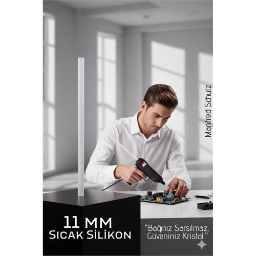 11mm Kalın Ultra-Şeffaf Profesyonel Sıcak Silikon – Kristal Berraklığında Güçlü Yapışkan