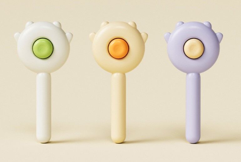 Pati Tasarımlı Otomatik Temizlenen Evcil Hayvan Fırçası